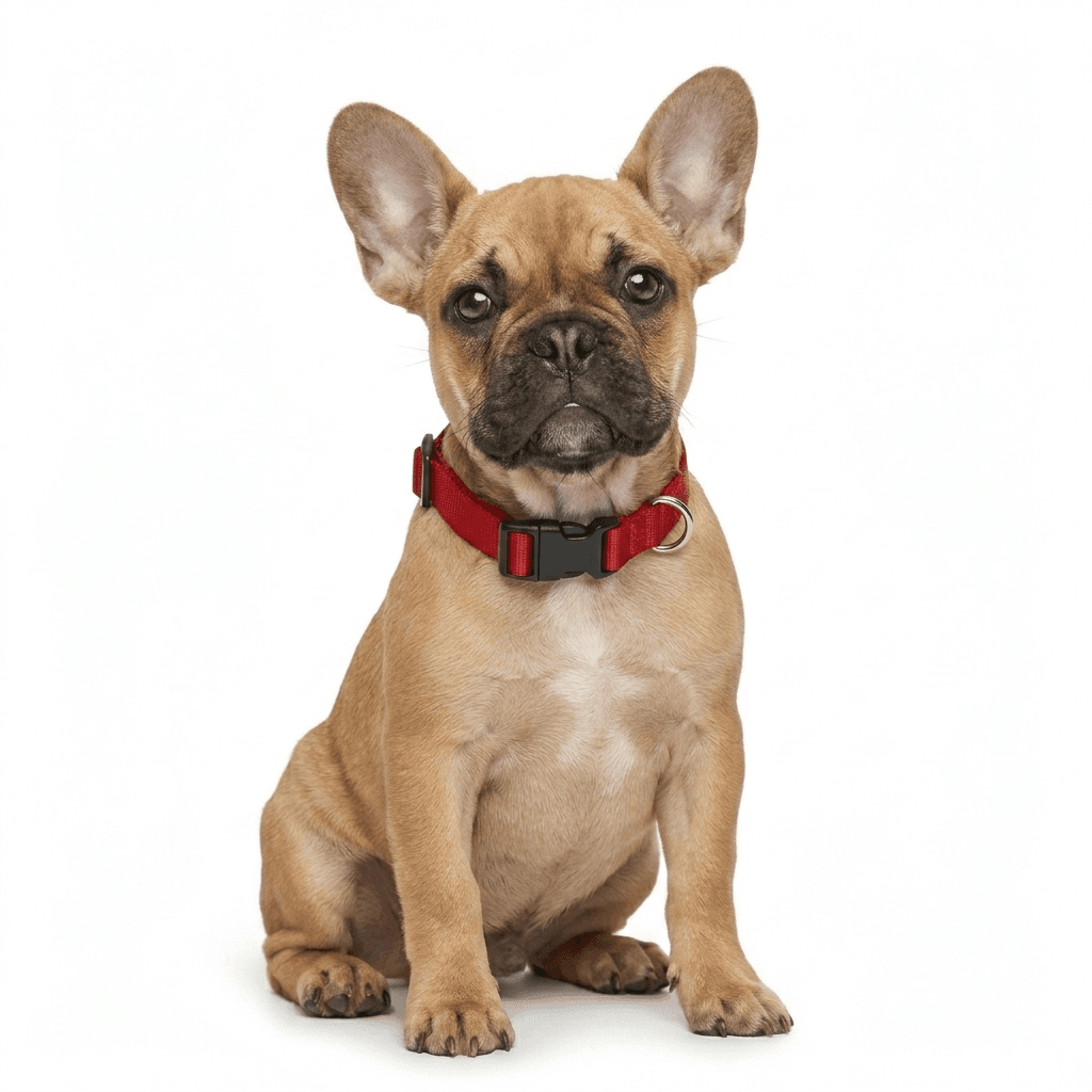 Coleira Clássica Vermelha