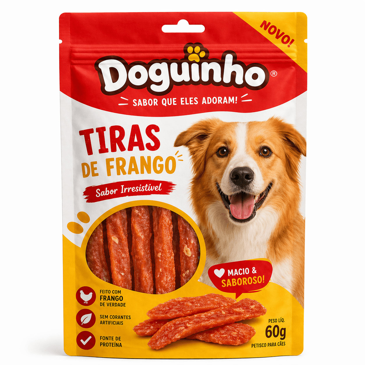 Petisco Bifinho de Frango 60g