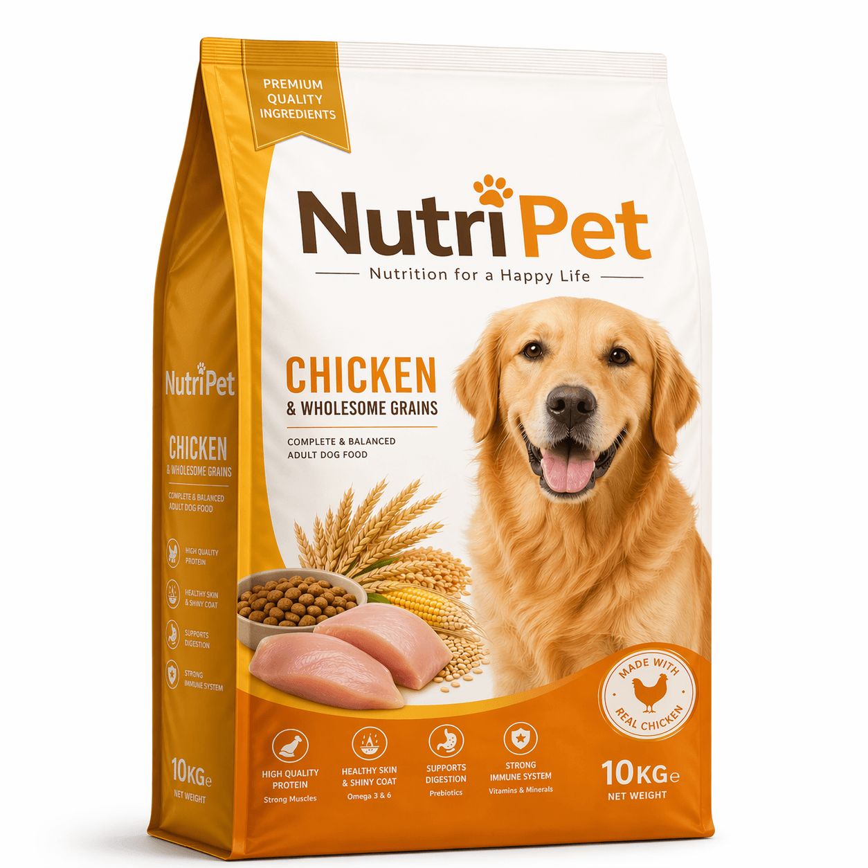 Ração Premium Cães Sabor Frango 10kg